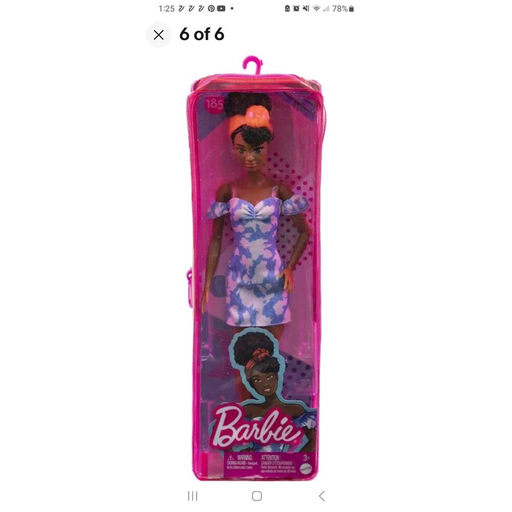 Barbie fasionista 185 african American